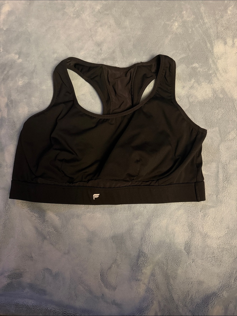 Fabletics Black Racerback Sports Bra